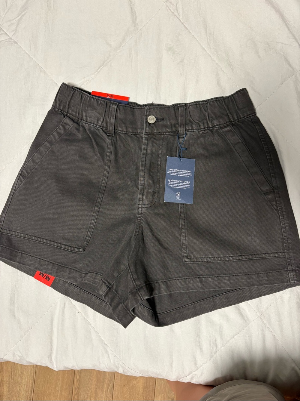 Gap High Rise Soft Denim Utility Shorts